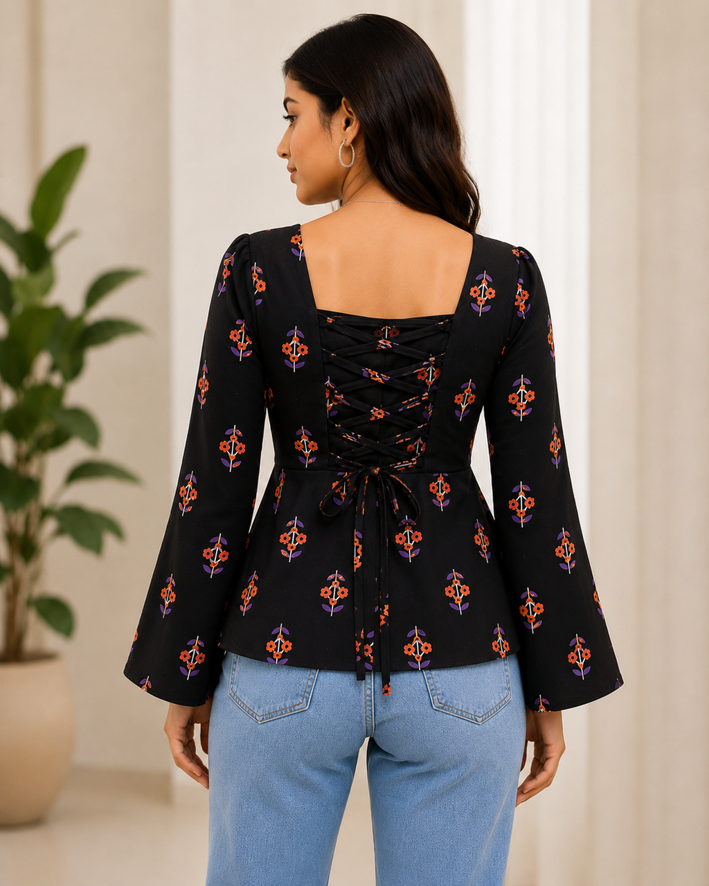 Black Short Kurti