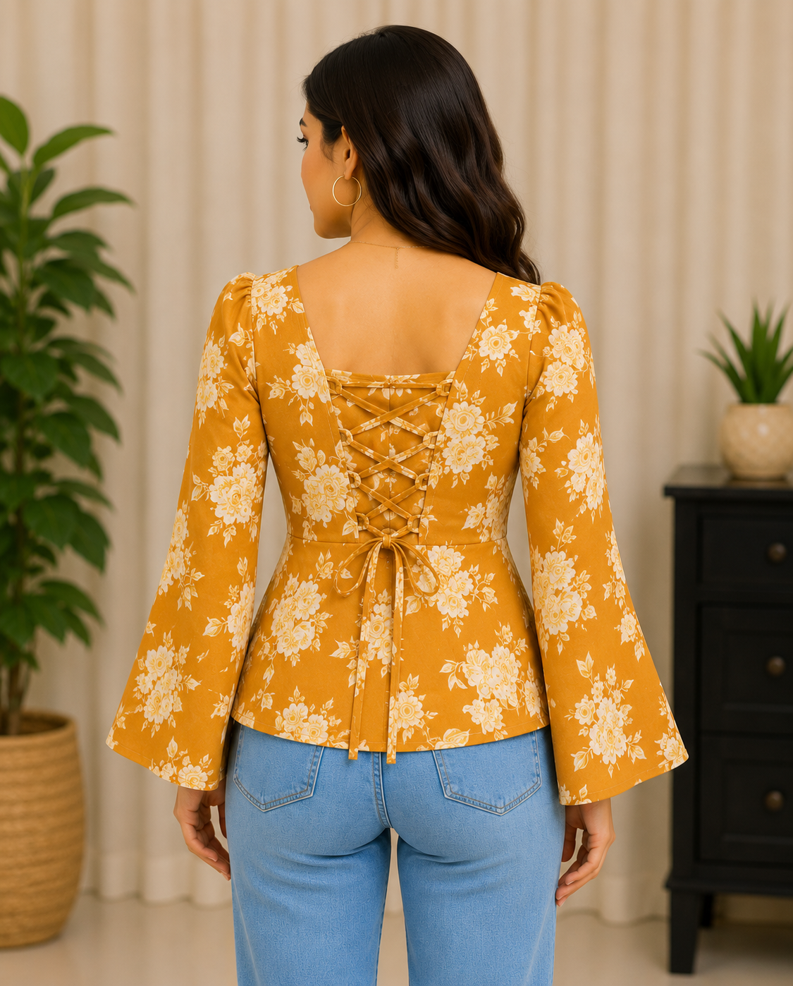 Orange Short Kurti