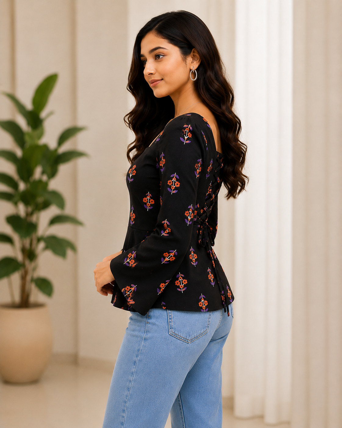 Black Short Kurti