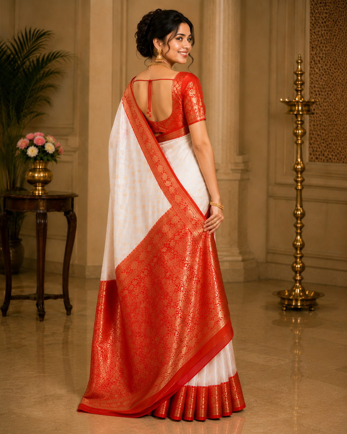 TriVibez Festive Festive Combo - Pack of 2 Elegant Art Silk Sarees with Rich Zari Borders